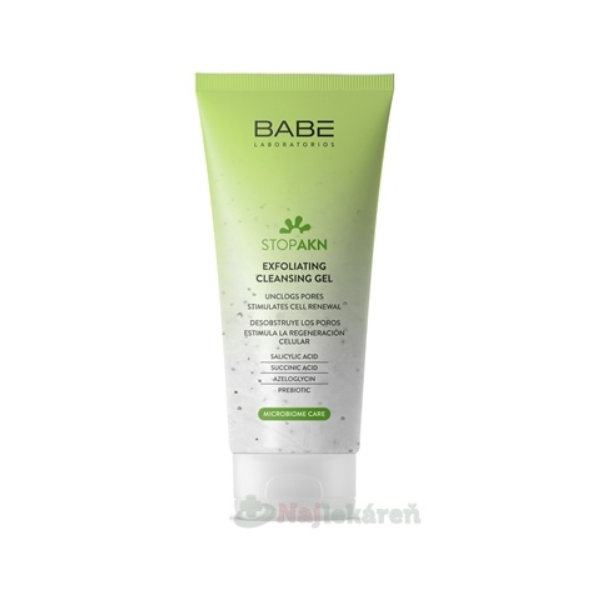 BABÉ Acne exfoliační čisticí gel 200 ml