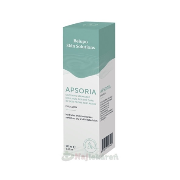 Belupo Skin Solutions Apsoria upokojujúca emulzia sprej 100 ml