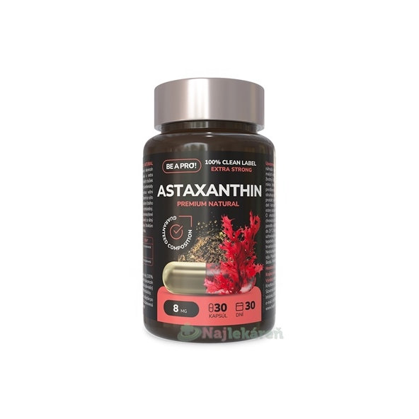 Be a Pro! Astaxanthin Premium Natural 30 kapslí