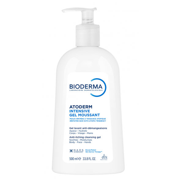 BIODERMA Atoderm Intensive Gel Moussant čisticí gel 500 ml