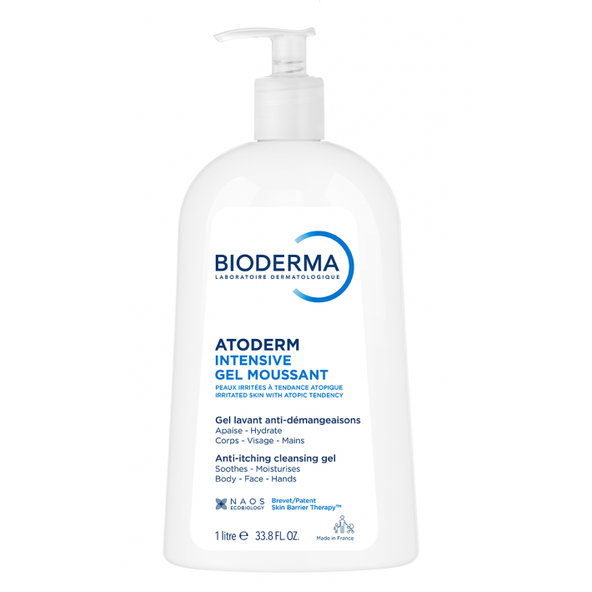 BIODERMA Atoderm Intensive Gel Moussant čisticí gel 1 l