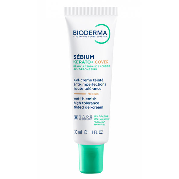 BIODERMA Sébium Kerato+ Cover tónovací gel-krém 30 ml