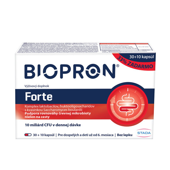 Biopron Forte probiotikum 30+10 kapslí