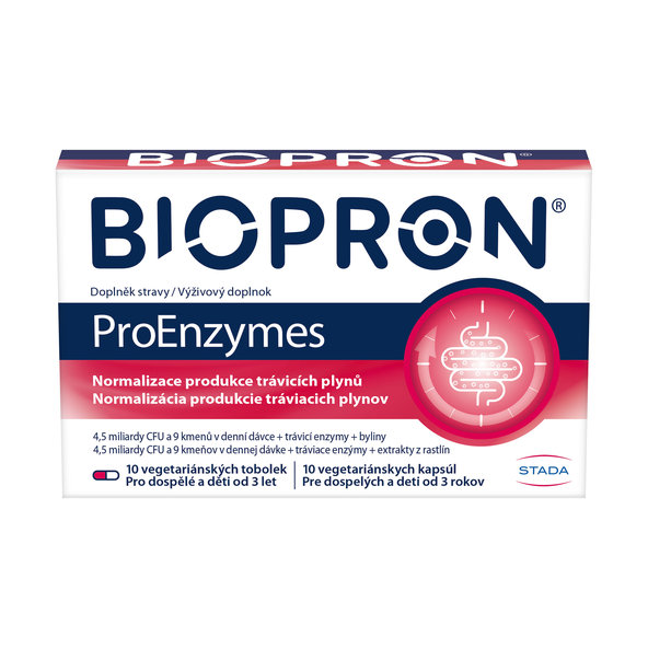 Biopron ProEnzymes 10 vegetariánských kapslí