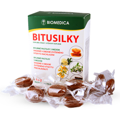 BIOMEDICA Bitusilky bylinné pastilky 15 + 2 ks