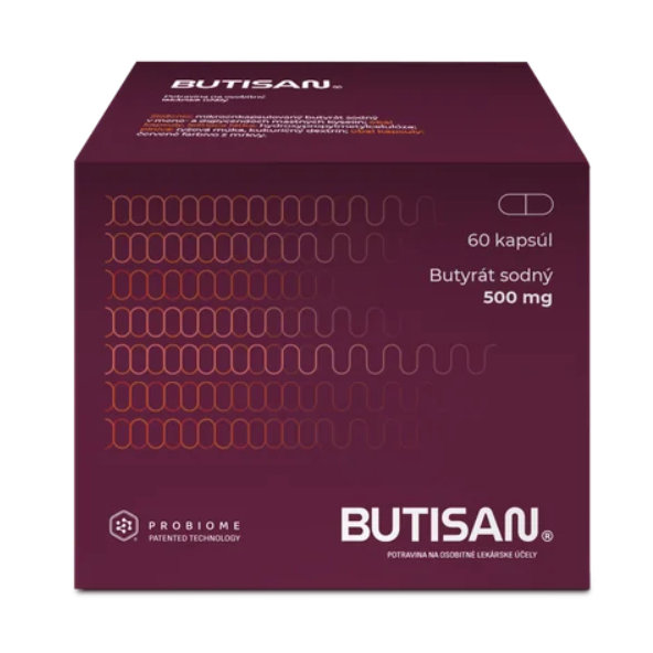 BUTISAN butyrát sodný 500 mg 60 kapslí