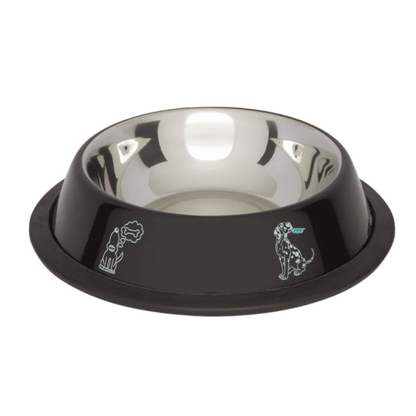 Barry King miska nerezová protiskluzová černá 700 ml
