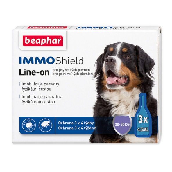 Beaphar Line-On IMMO Shield L antiparazitní pipeta pro psy 3x4,5 ml