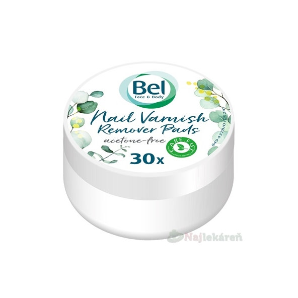 Bel Face & Body odlakovací tampony na nehty 30 ks