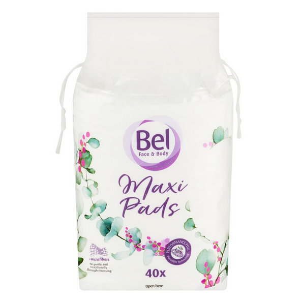 Bel Face & Body odličovací tampony oválné maxi 40 ks