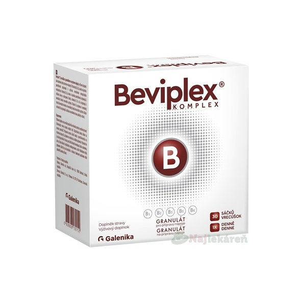 Galenika Beviplex B komplex granulát 30 sáčků