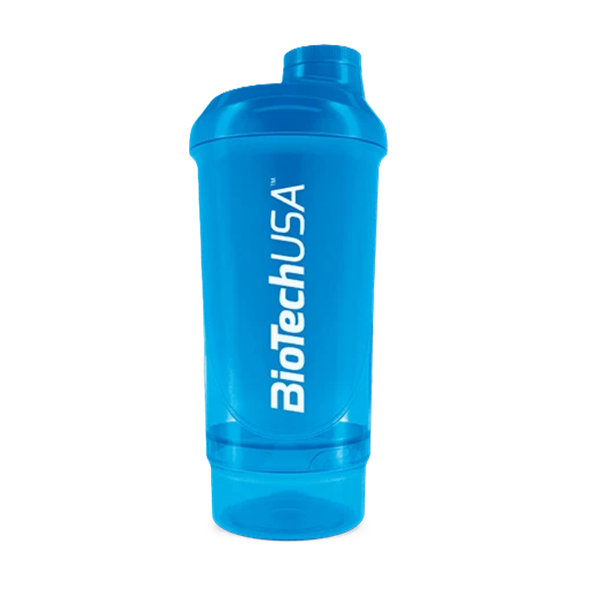 BioTech USA Šejkr compact 500 ml + 150 ml modrý