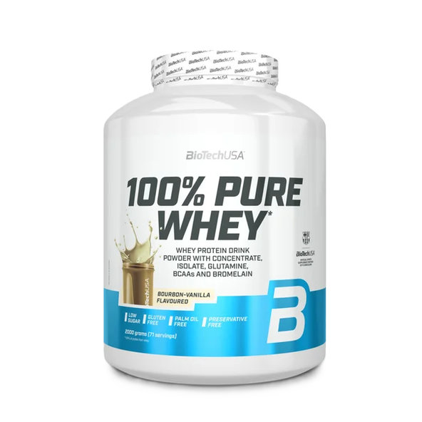 BioTech USA 100% Pure Whey protein Vanilka 2000 g