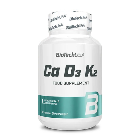 BioTech USA Ca D3 K2 90 kapslí