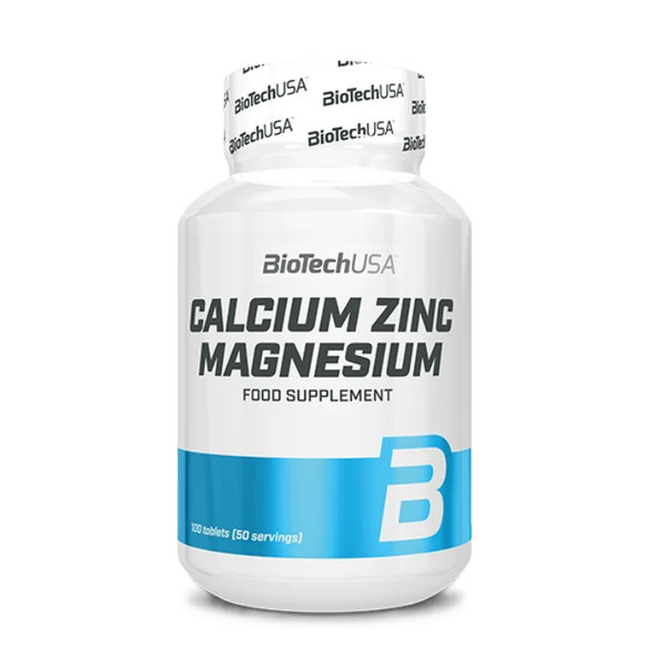 BioTech USA Calcium Zinc Magnesium 100 tablet