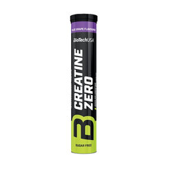 BioTechUSA Creatine Zero Modré hrozny 18 šumivých tablet
