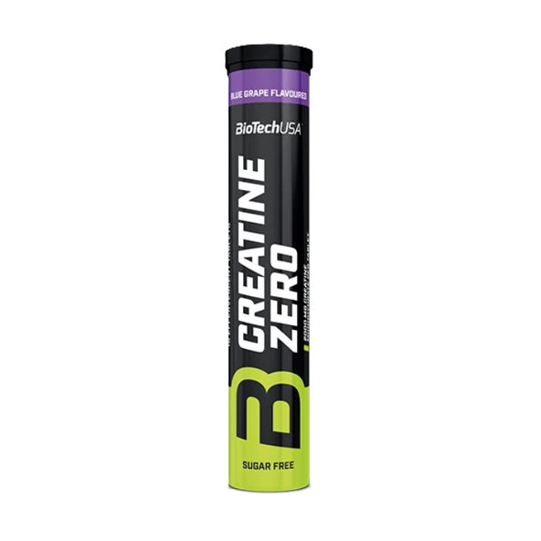 BioTechUSA Creatine Zero Modré hrozny 18 šumivých tablet