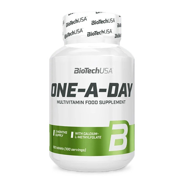 BioTech USA Multivitamín One–A–Day 100 tablet