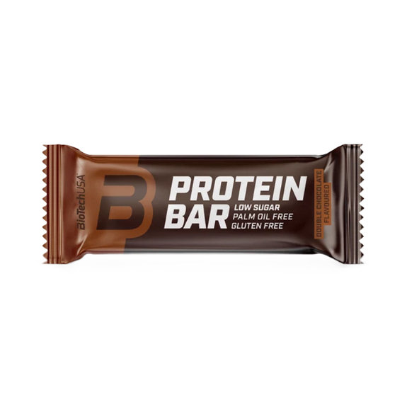 BioTech USA Protein Bar proteinová tyčinka dvojitá čokoláda 70 g