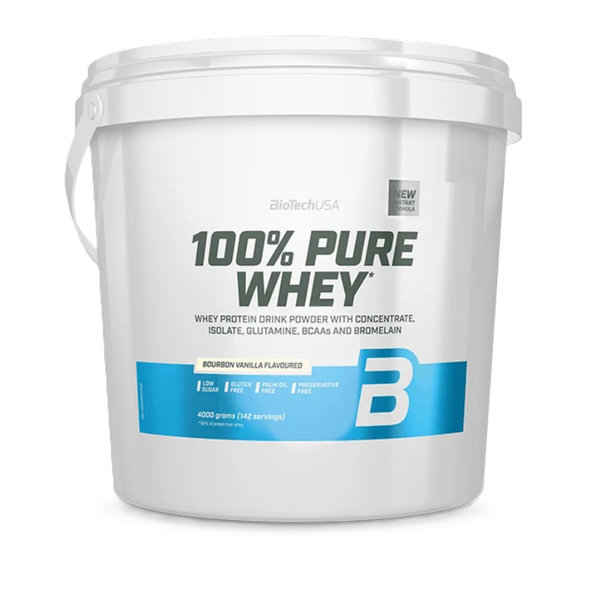 BioTech USA 100% Pure Whey vanilka bourbon 4000 g