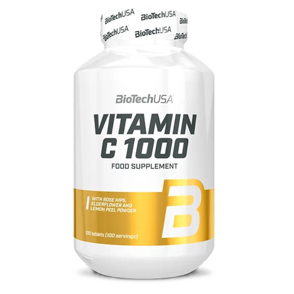 BioTech USA Vitamín C 1000 mg 100 tablet