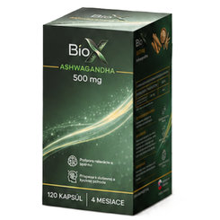 BioX ASHWAGANDA 500 mg 120 kapslí
