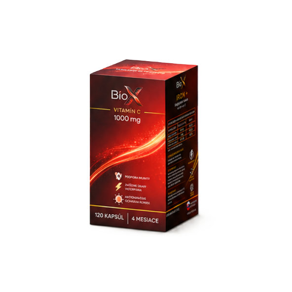 BioX VITAMÍN C 1000 mg 120 kapslí