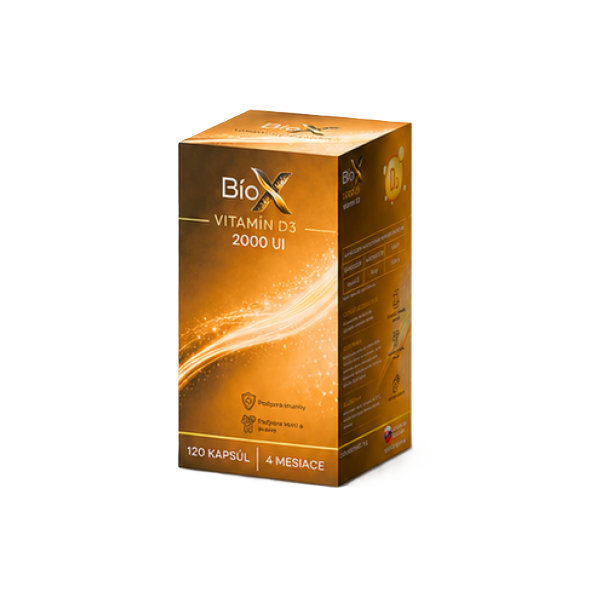 BioX VITAMÍN D3 2000 UI 120 kapslí