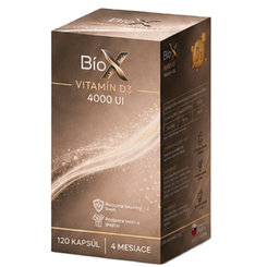 BioX VITAMÍN D3 4000 UI 120 kapslí