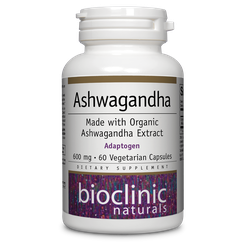Bioclinic Naturals Ashwagandha 600 mg 60 kapslí