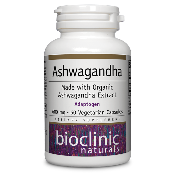 Bioclinic Naturals Ashwagandha 600 mg 60 kapslí