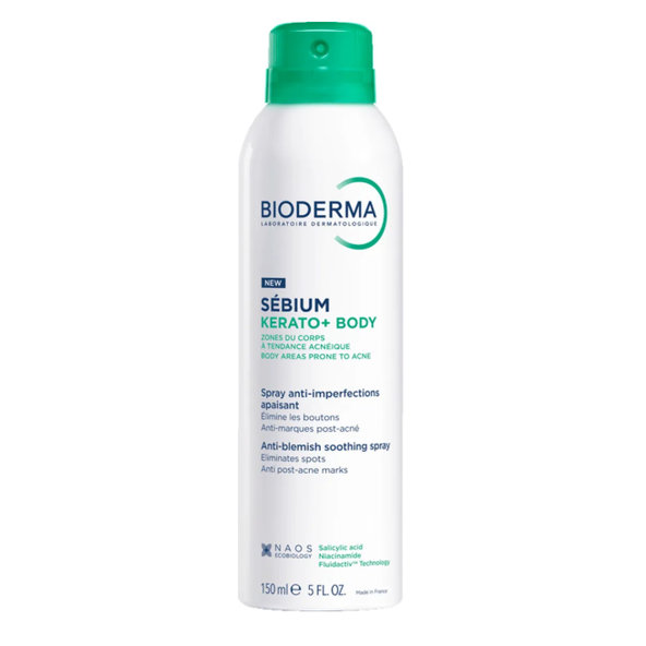 BIODERMA Sébium Kerato+ Body zklidňující sprej 150 ml
