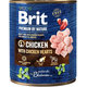 Brit Premium by Nature Dog konzerva Chicken with Hearts 6×800 g