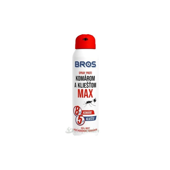 BROS sprej proti komárům a klíšťatům MAX 90 ml