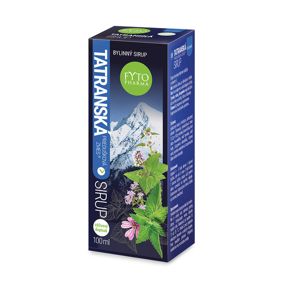 Bylinný sirup Tatranská priedušková směs 100 ml