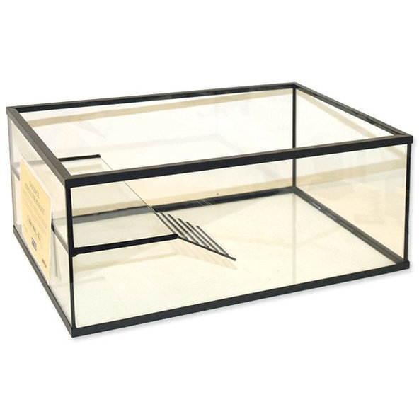 Ante terárium pro želvy 50 × 30 × 25 cm 4 mm 37,5 l