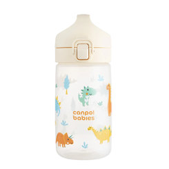 Canpol Babies dětská láhev Junior krémová 400 ml