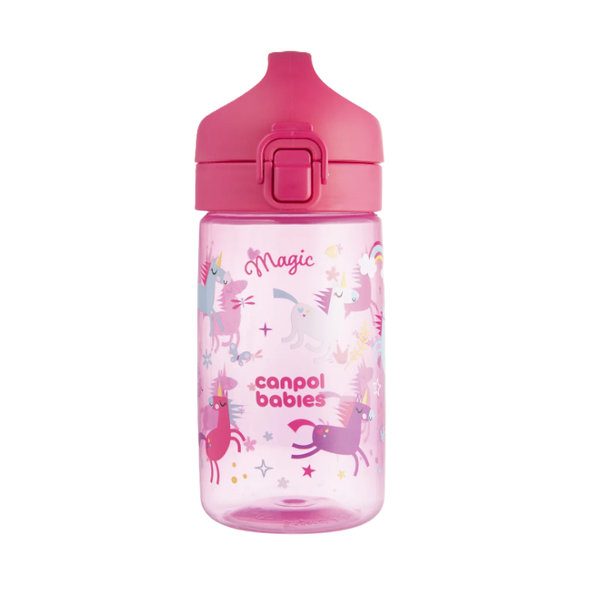 Canpol Babies dětská láhev Junior růžová 400 ml