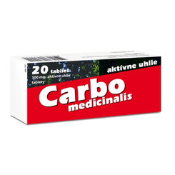 CARBO MEDICINALIS aktivní uhlí 300 mg 20 tablet