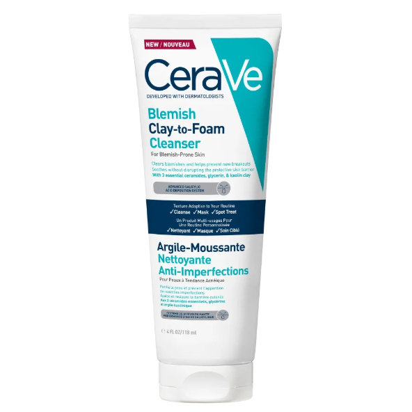 CeraVe čisticí Clay-to-Foam krém 118 ml