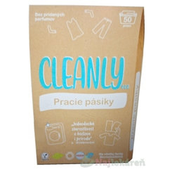 CleanlyEco Prací pásky bez parfemace 50 praní 50 ks