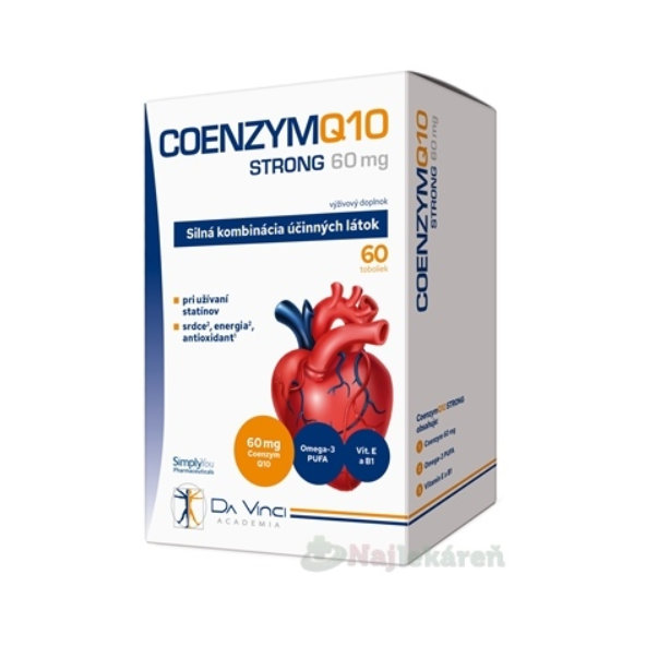 COENZYM Q10 Strong 60 mg Da Vinci 60 kapslí