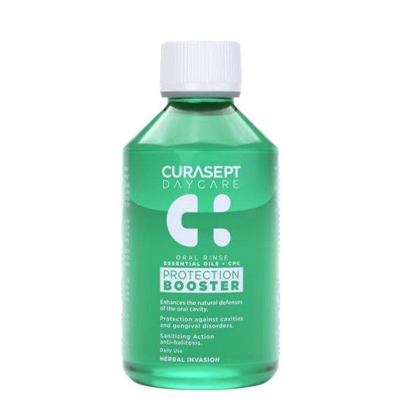 Curasept Daycare Booster ústní voda Herbal Invasion 250 ml