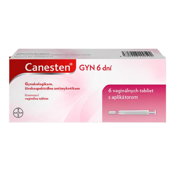 Canesten GYN 6 dní vaginální tablety 6 ks