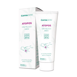 Cannaderm Atopos ošetřující krém na atopii a psoriázu 75 g