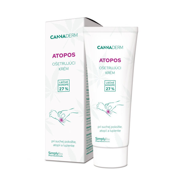 Cannaderm Atopos ošetřující krém na atopii a psoriázu 75 g