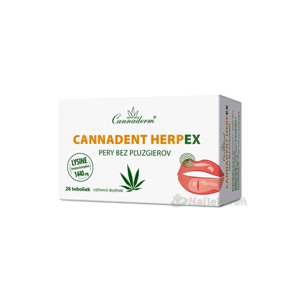 Cannaderm Cannadent Herpex 28 kapslí