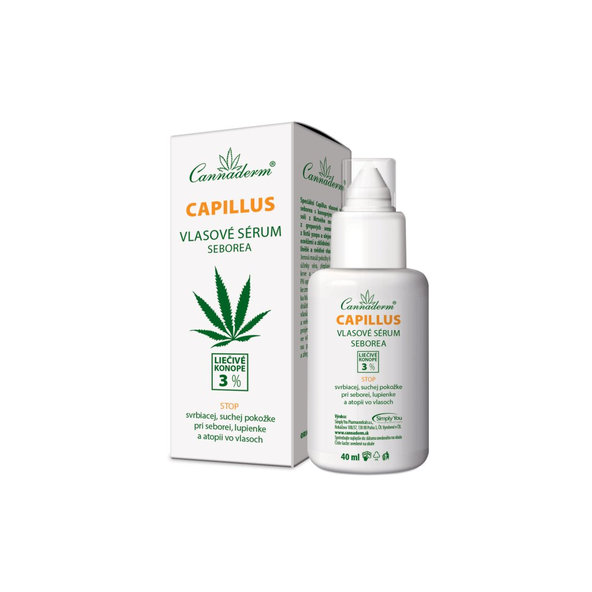 Cannaderm Capillus vlasové sérum seborea 40 ml