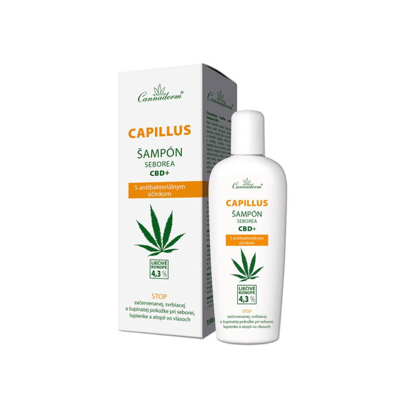 Cannaderm Capillus šampon seborea CBD+ 150 ml