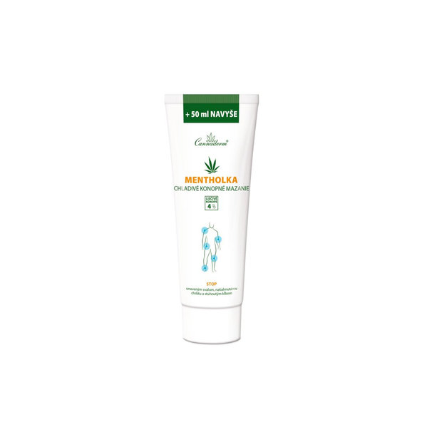 Cannaderm Mentholka chladivé konopné mazání 250 ml